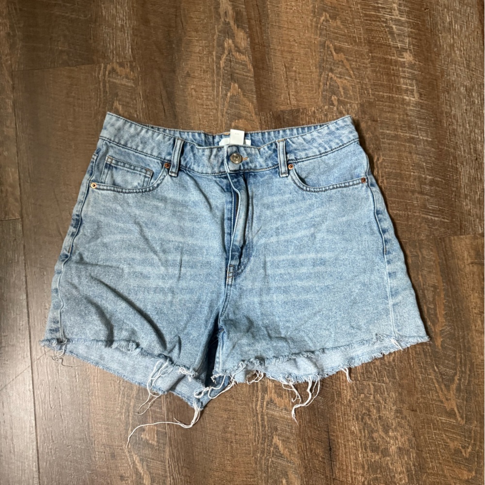 High waisted Denim Blue Women's Shorts